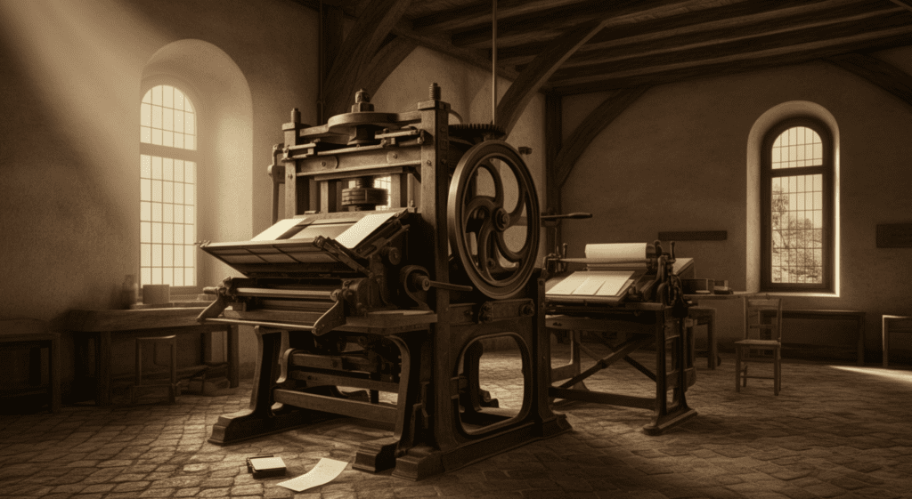 Printing press and AI